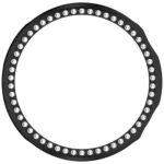 Single Row Diamond Half Coverage Hollow PC Watch Protective Case - Image 10