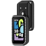 Single Row Diamond Half Coverage Hollow PC Watch Protective Case - Image 7