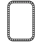Single Row Diamond Half Coverage Hollow PC Watch Protective Case - Image 10