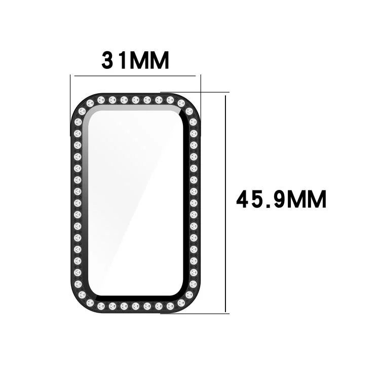 SYA0029122_B2.webp Single Row Diamond Half Coverage Hollow PC Watch Protective Case - Image 3