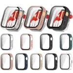 Tempered Film Integrated PC Watch Protective Case - Image 2