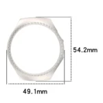 Single Row Diamond Half Coverage Hollow PC Watch Protective Case - Image 4