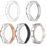 Single Row Diamond Half Coverage Hollow PC Watch Protective Case - Image 6