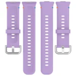 Stitched Silver Buckle Silicone Watch Band - Image 5