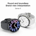 Sense 6 1.43 AMOLED Screen IP68 Waterproof Bluetooth Call Smartwatch Supports Health Monitoring - Image 2
