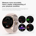Sense 6 1.43 AMOLED Screen IP68 Waterproof Bluetooth Call Smartwatch Supports Health Monitoring - Image 17