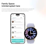 Sense 6 1.43 AMOLED Screen IP68 Waterproof Bluetooth Call Smartwatch Supports Health Monitoring - Image 18