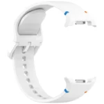 For Samsung Galaxy Watch8 / Watch8 Classic Stitched Solid Color Silicone Watch Band - Image 9