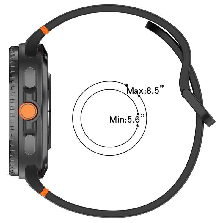 SYA0029259_B3.webp For Samsung Galaxy Watch8 / Watch8 Classic Stitched Solid Color Silicone Watch Band - Image 4