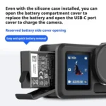 Soft Silicone Shockproof Protective Case Cover with Lens Cap - Image 4