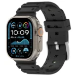 Diamond Texture Two-Color Silicone Watch Band, For Apple Watch 46mm / 49mm / 45mm / 44mm