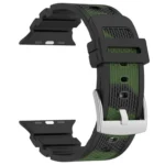 Diamond Texture Two-Color Silicone Watch Band, For Apple Watch 46mm / 49mm / 45mm / 44mm - Image 6