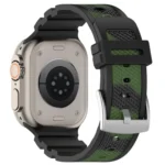 Diamond Texture Two-Color Silicone Watch Band, For Apple Watch 46mm / 49mm / 45mm / 44mm - Image 8