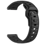 Reverse Buckle Two Color Silicone Watch Band - Image 6