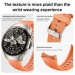 Vertical Silicone Watch Band - Image 4