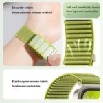 Wild Mountain Texture Woven Nylon Watch Band - Image 3