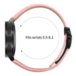 Lychee Texture Black Turtle Back Buckle Leather Watch Band - Image 6