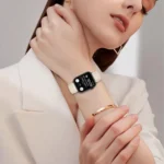 Lychee Texture Black Turtle Back Buckle Leather Watch Band, For Apple Watch 46mm / 49mm / 45mm / 44mm, For Apple Watch 42mm / 41mm / 40mm / 38mm - Image 2