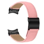 Quick Release Lychee Texture Black Turtle Back Buckle Leather Watch Band - Image 5