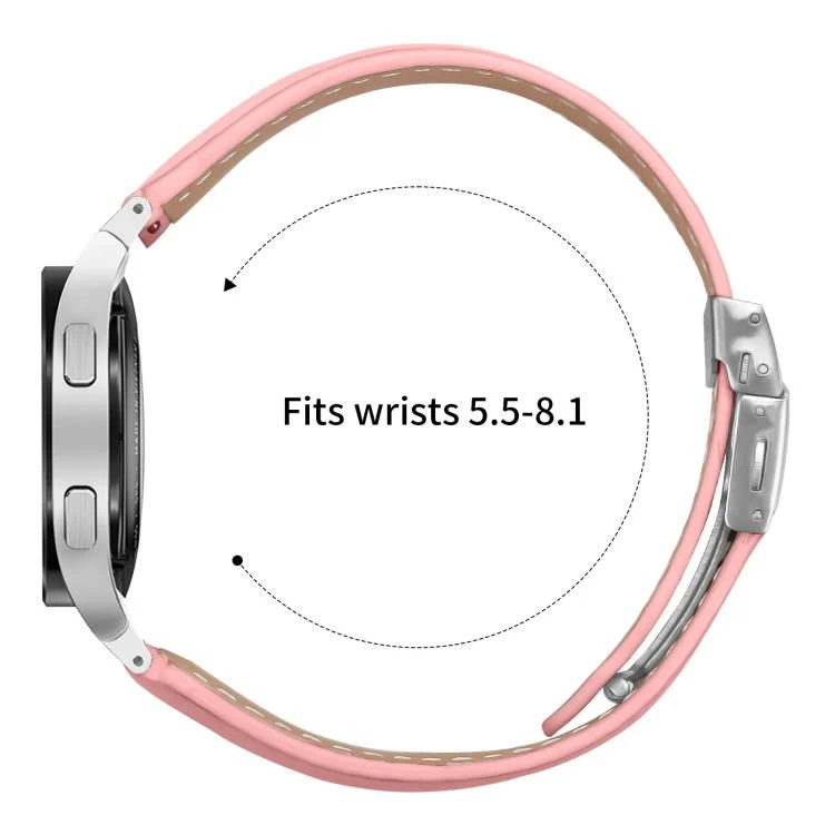 SYA002937001A_2.webp Quick Release Lychee Texture Silver Turtle Back Buckle Leather Watch Band - Image 6