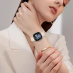 Lychee Texture Rose Gold Turtle Back Buckle Leather Watch Band - Image 2