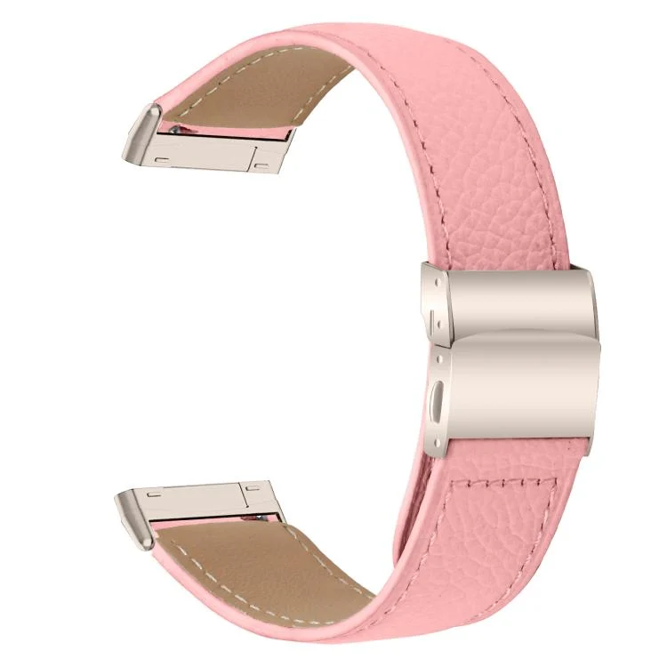 SYA002937301A_1.webp Lychee Texture Starlight Turtle Back Buckle Leather Watch Band - Image 5