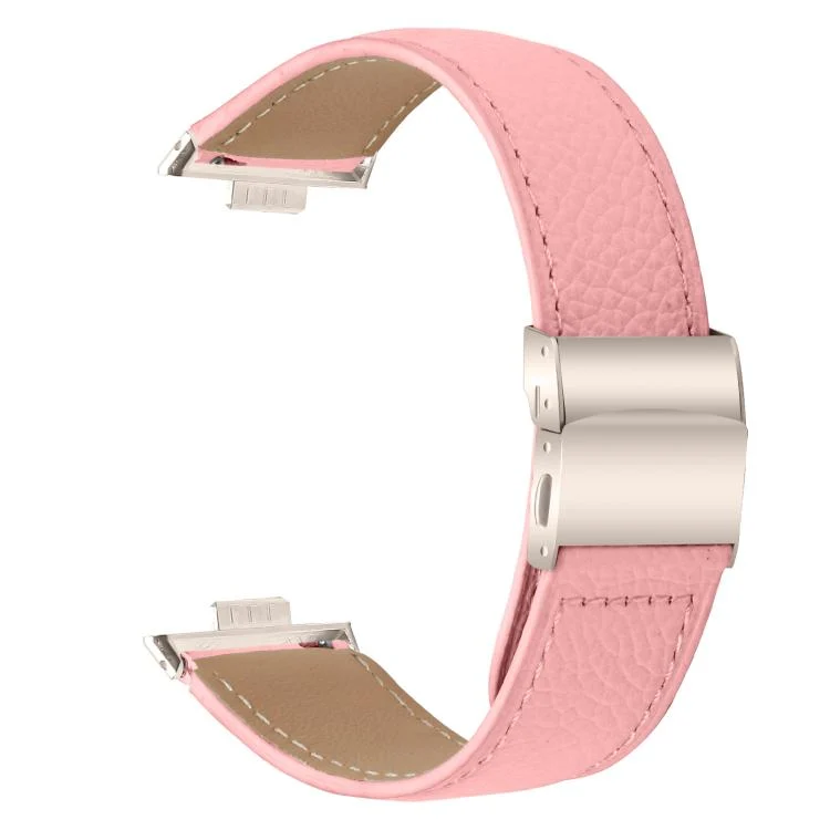 SYA002938401A_1.webp Lychee Texture Starlight Turtle Back Buckle Leather Watch Band - Image 5