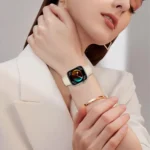 Lychee Texture Starlight Turtle Back Buckle Leather Watch Band - Image 2