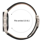 Lychee Texture Starlight Turtle Back Buckle Leather Watch Band - Image 4