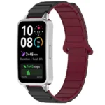 Magnetic Two Color Silicone Watch Band
