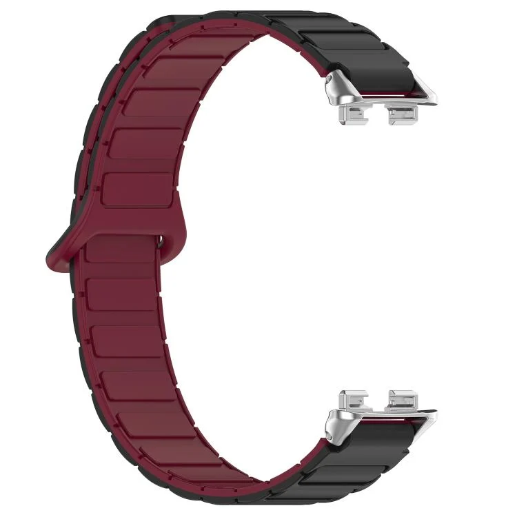 SYA002940901A_2.webp Magnetic Two Color Silicone Watch Band - Image 7