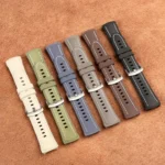 Silicone Hybrid Leather Watch Band - Image 2