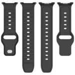 Dot Pattern Release Buckle Silicone Watch Band - Image 4