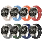 Metal Pin Buckle Silicone Watch Band - Image 3