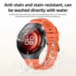 Metal Pin Buckle Silicone Watch Band - Image 4