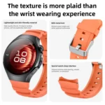 Metal Pin Buckle Silicone Watch Band - Image 6