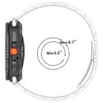 Slim Three Beads Stainless Steel Watch Band - Image 3