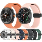 Folding Magnetic Buckle Silicone Watch Band - Image 2