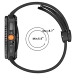 Folding Magnetic Buckle Silicone Watch Band - Image 3
