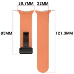 Folding Magnetic Buckle Silicone Watch Band - Image 4