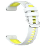 Sports Steel Buckle Two Color Silicone Watch Band - Image 7