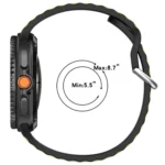 Vertical Two Color Silicone Watch Band - Image 3