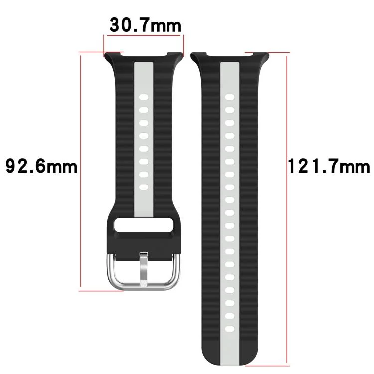 SYA0029524_B3.webp Vertical Two Color Silicone Watch Band - Image 4