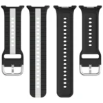 Vertical Two Color Silicone Watch Band - Image 5