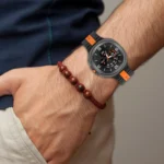 Vertical Two Color Silicone Watch Band - Image 6