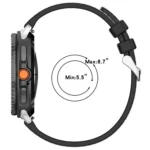 Hybrid Nylon Braid Silicone Watch Band - Image 3