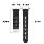 Hybrid Nylon Braid Silicone Watch Band - Image 4