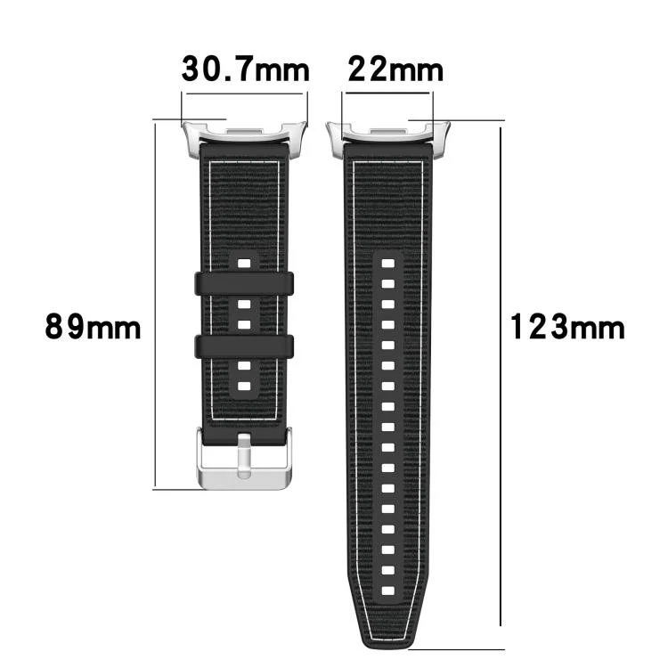 SYA0029527_B3.webp Hybrid Nylon Braid Silicone Watch Band - Image 4