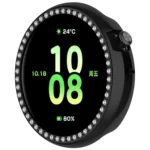 Single Row Diamond Half Coverage Hollow TPU Watch Case - Image 6