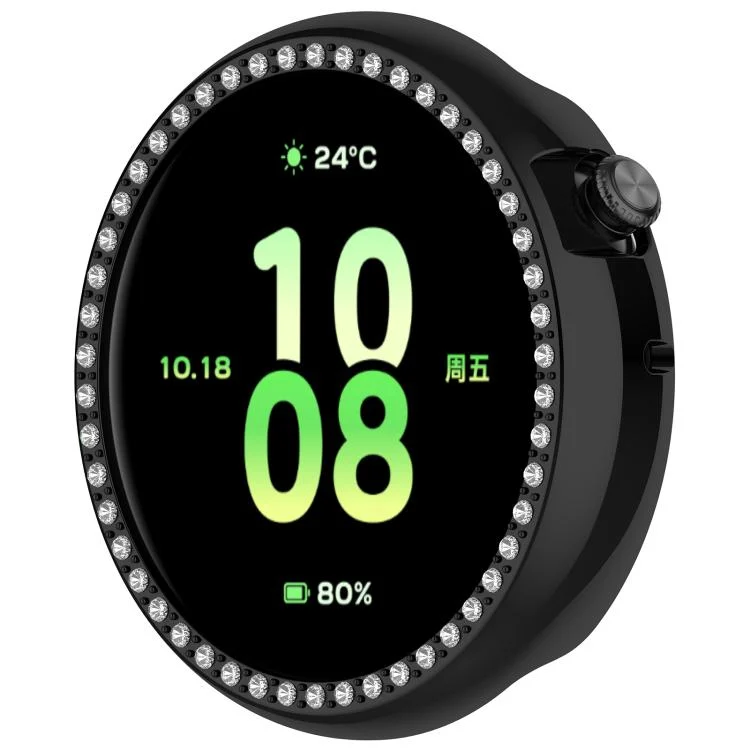 SYA002955001A_1.webp Single Row Diamond Half Coverage Hollow TPU Watch Case - Image 6